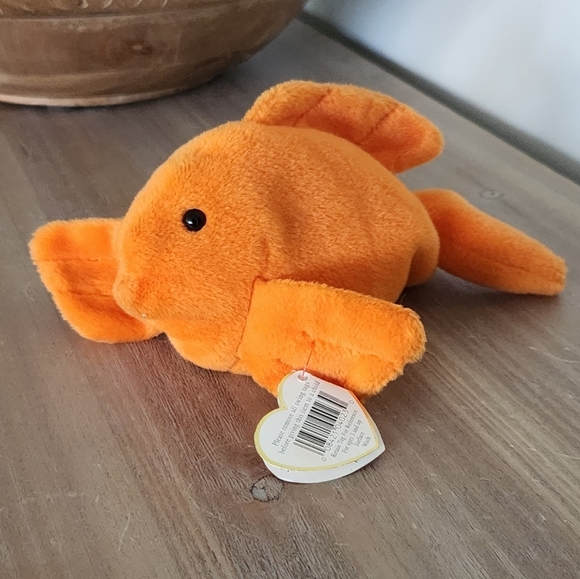 🐠 Ty Beanie Baby “Goldie” the Goldfish 1993 – Vintage Collectible Plush - Picture 3 of 12